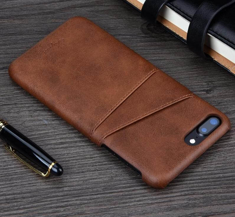 Phone Case PU Leather Card Pocket Impact-Resistant