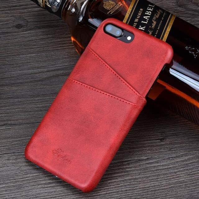Phone Case PU Leather Card Pocket Impact-Resistant