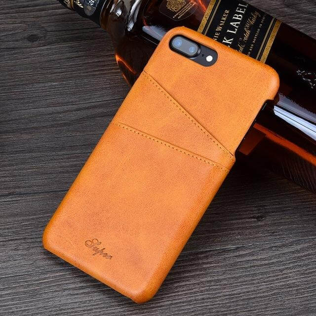 Phone Case PU Leather Card Pocket Impact-Resistant