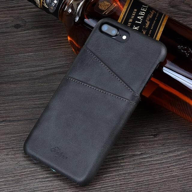 Phone Case PU Leather Card Pocket Impact-Resistant