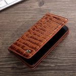 Phone Case PU Leather Flip Cover with Card Pocket & Kickstand