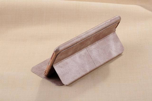 Phone Case PU Leather Flip Kickstand Slim Lightweight iPhone 6/6s Compatible
