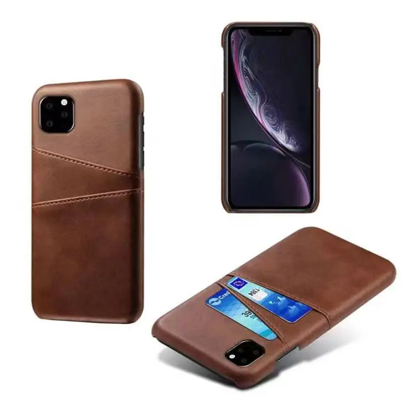 Phone Case PU Leather Slim Scratch-Resistant Stitched Design