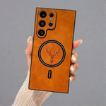 Phone Case PU Leather Wireless Charging