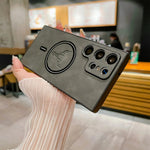 Phone Case PU Leather Wireless Charging