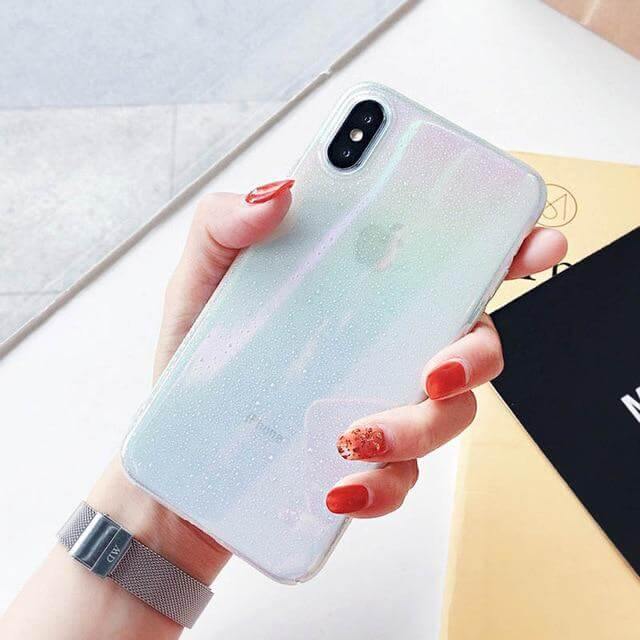 Phone Case Rainbow Gradient iPhone Compatible 4 Color Options