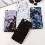 Phone Case Retro Marble Pattern Shock-Resistant Fitted Design