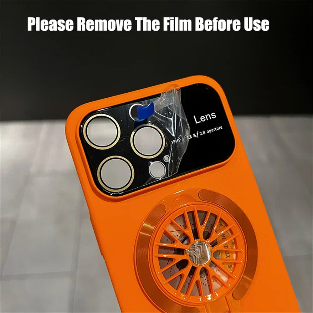 Phone Case Rotating Kickstand Raised Camera Protection