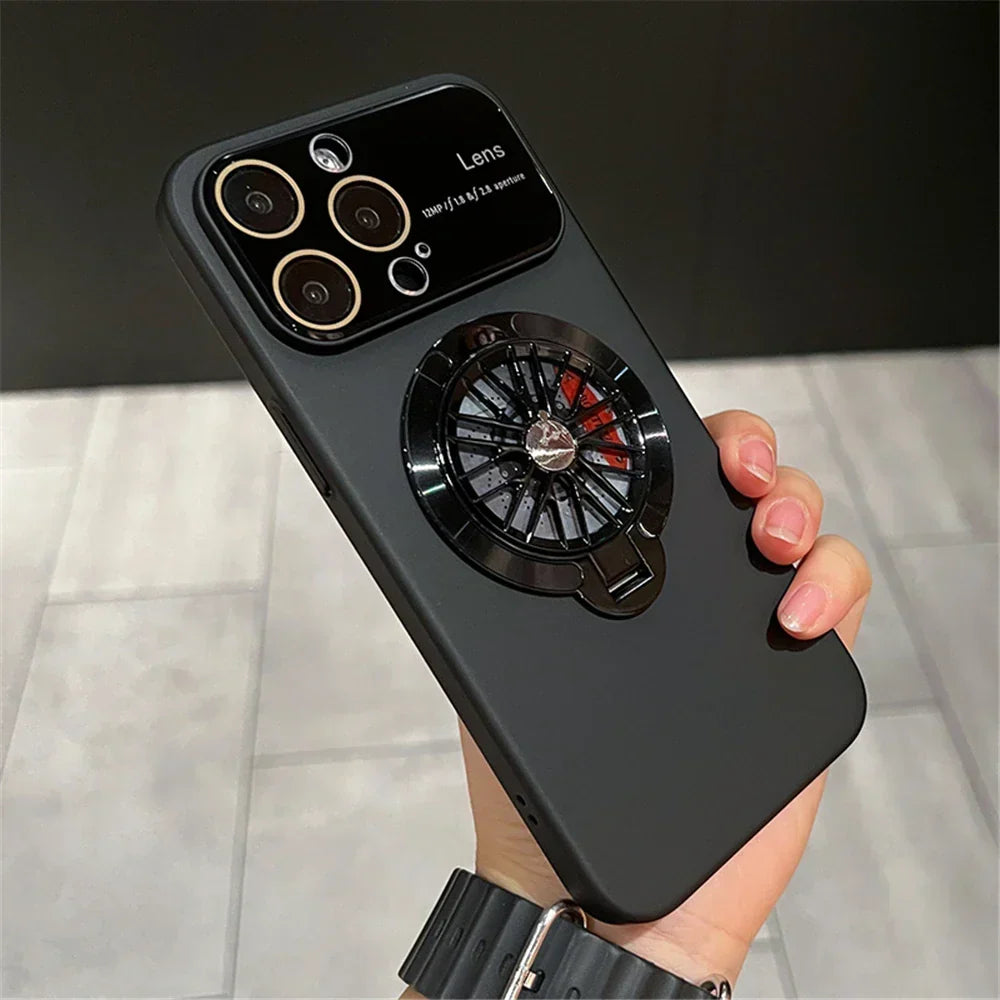 Phone Case Rotating Kickstand Raised Camera Protection