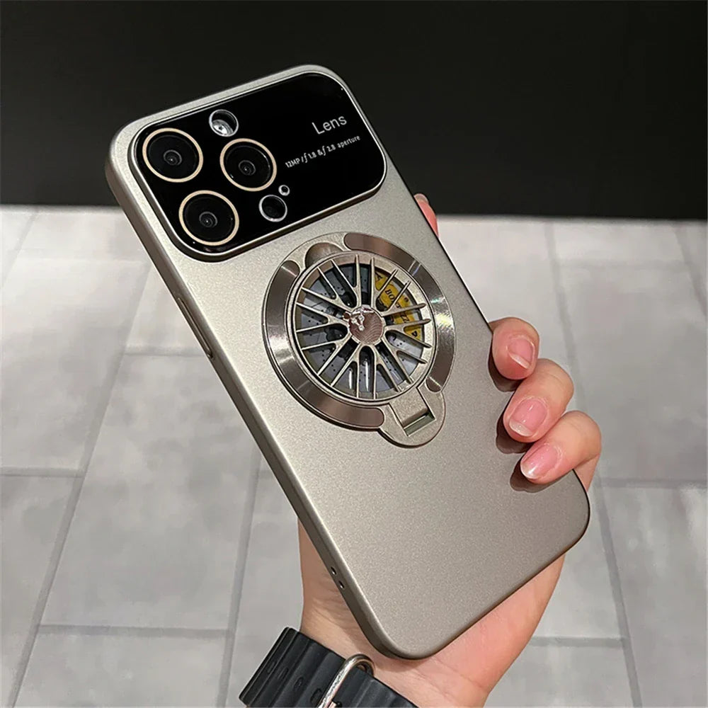 Phone Case Rotating Kickstand Raised Camera Protection