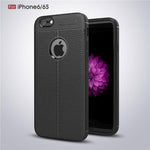 Phone Case Shockproof Silicone Carbon Fiber