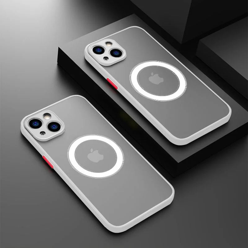 Phone Case Shockproof Soft Silicone Magnetic Attachment