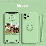 Phone Case Silicone 360° Ring Kickstand Magnetic Mount