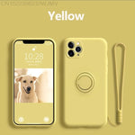 Phone Case Silicone 360° Ring Kickstand Magnetic Mount