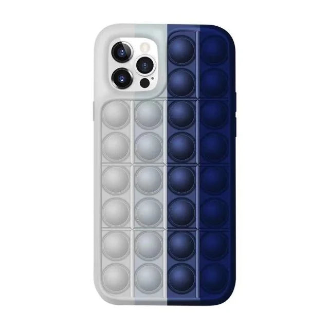 Phone Case Silicone Pop-Up Bubbles Stress Relief