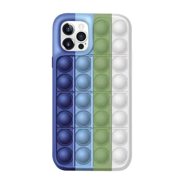 Phone Case Silicone Pop-Up Bubbles Stress Relief