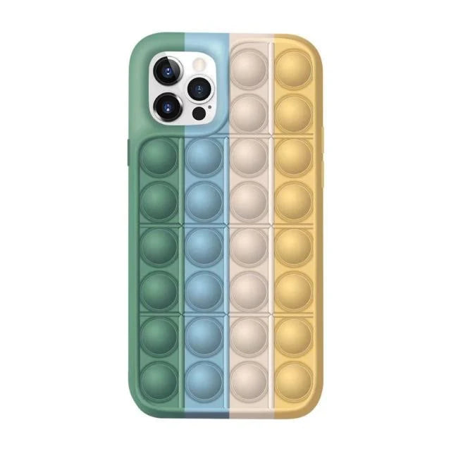 Phone Case Silicone Pop-Up Bubbles Stress Relief
