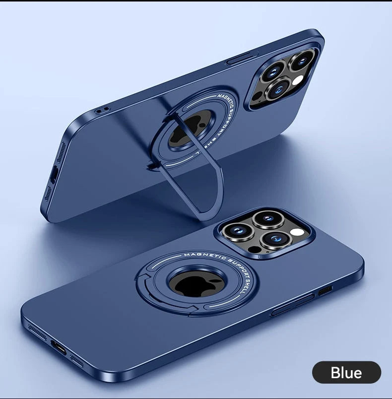 Phone Case Slim MagSafe Charging Built-In Stand Camera Protection
