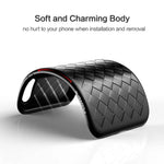 Phone Case Slim Silicone Woven Grid Shock-Resistant