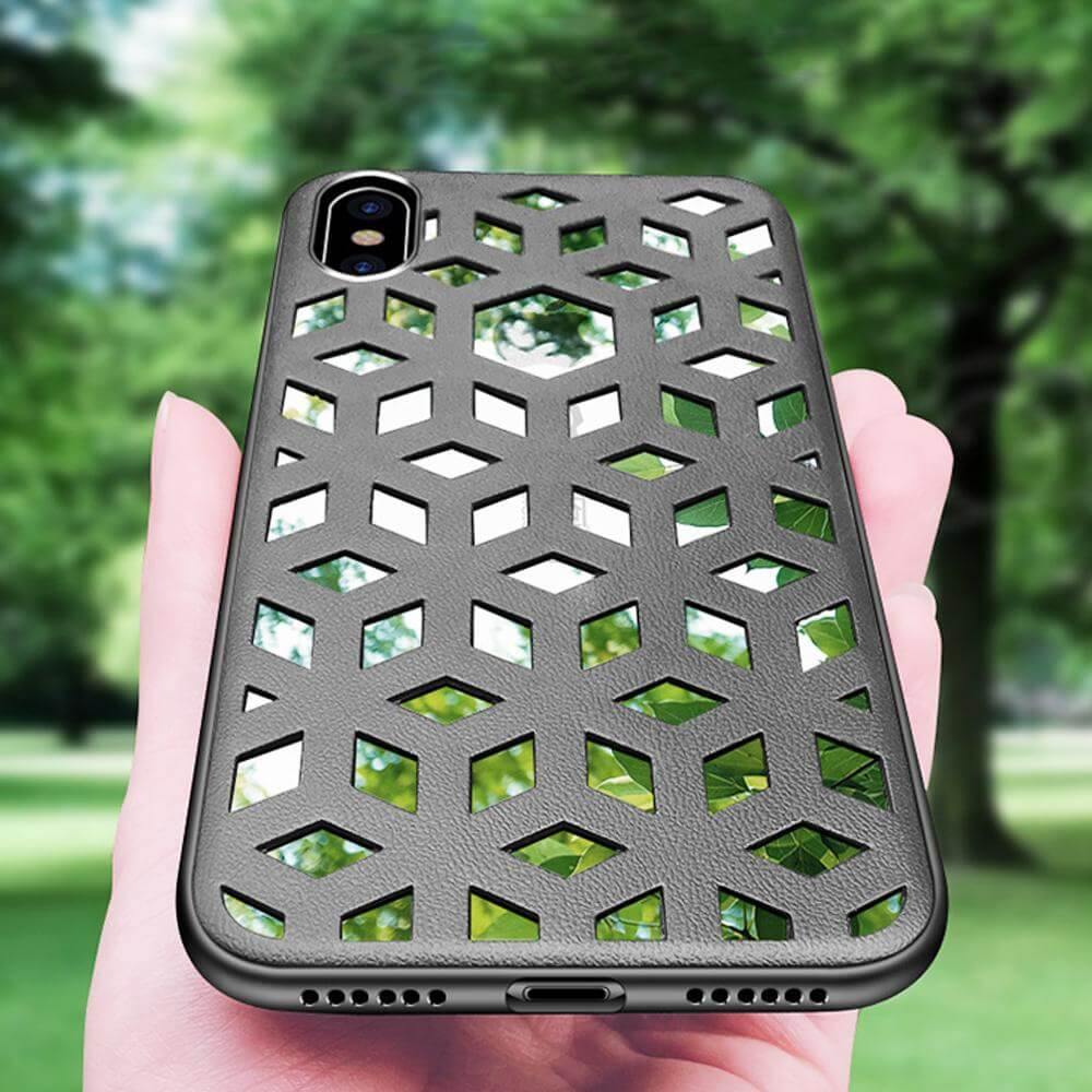 Phone Case Slim TPU Reflective Mirror Design
