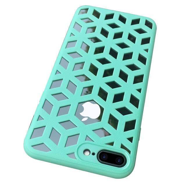 Phone Case Slim TPU Reflective Mirror Design