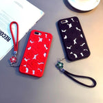 Phone Case Soft Silicone Rose Cutout iPhone 6/6s
