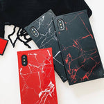 Phone Case Soft TPU Marble Print Shock-Resistant Protection