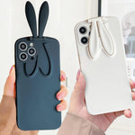 Phone Case Soft TPU Rabbit Ear Design Camera Protection