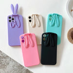 Phone Case Soft TPU Rabbit Ear Design Camera Protection