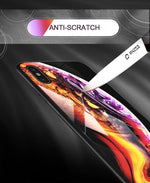 Phone Case Tempered Glass Back Silicone Edges Impact-Resistant
