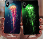 Phone Case Tempered Glass Luminous Patterned Design