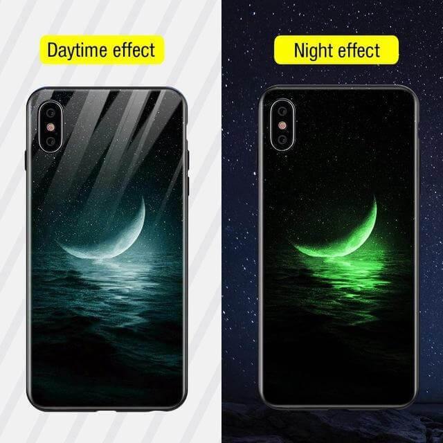 Phone Case Tempered Glass Luminous Patterned Design