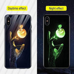 Phone Case Tempered Glass Luminous Patterned Design