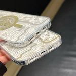 Phone Case Transparent Mechanical Design MagSafe Compatible Lightweight