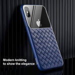 Phone Case Ultra-Thin Woven Grid Pattern