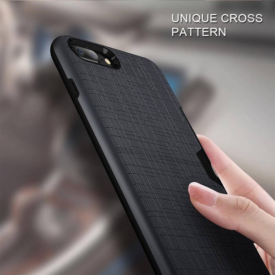 Phone Case Wallet Design Hidden Card Slot Impact-Resistant