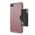 Phone Case Wallet Design Hidden Card Slot Impact-Resistant