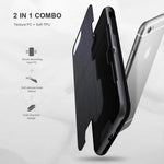Phone Case Wallet Design Hidden Card Slot Impact-Resistant