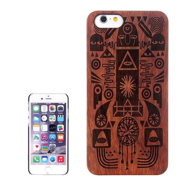 Phone Case Wood & PC Dirt & Impact Resistant
