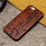 Phone Case Wood & PC Dirt & Impact Resistant