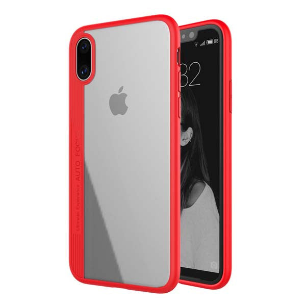Phone Case iPhone X Clear Slim Plated Bumper