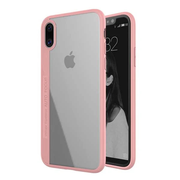Phone Case iPhone X Clear Slim Plated Bumper