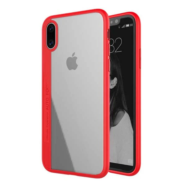 Phone Case iPhone X Clear Slim Plated Bumper