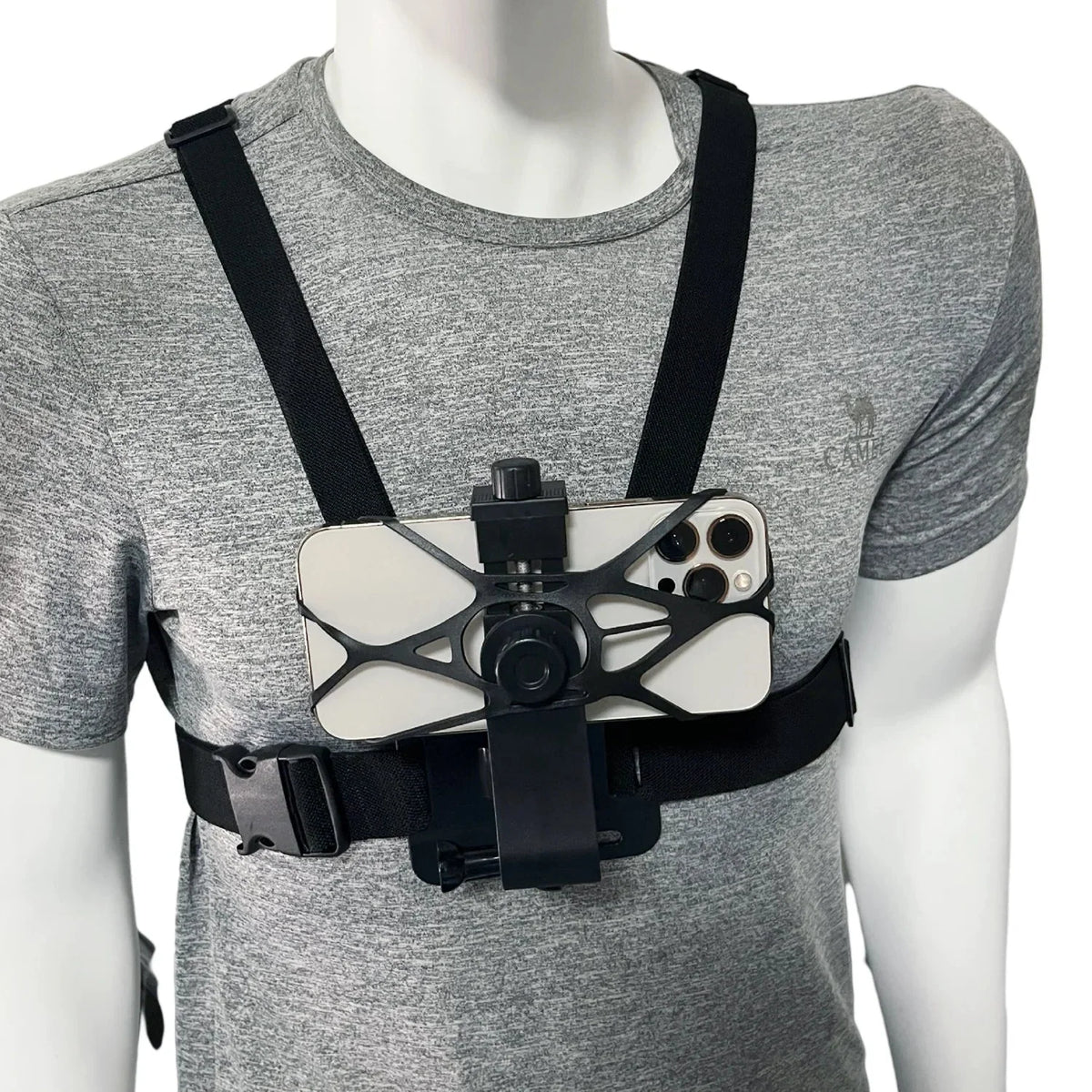 Phone Chest Mount 360° Rotating Hands-Free Recording