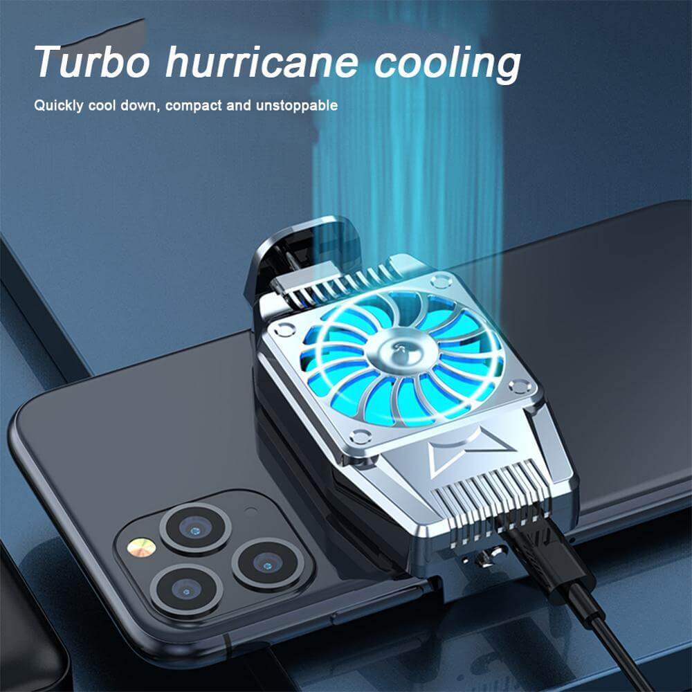 Phone Cooling Fan Clip-On Quiet 5000 RPM