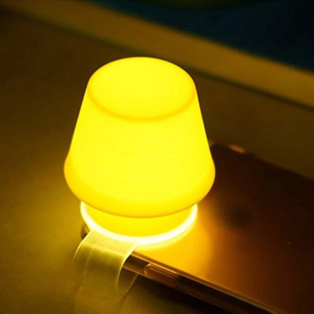 Phone Flashlight Night Light Silica Gel Diffuser