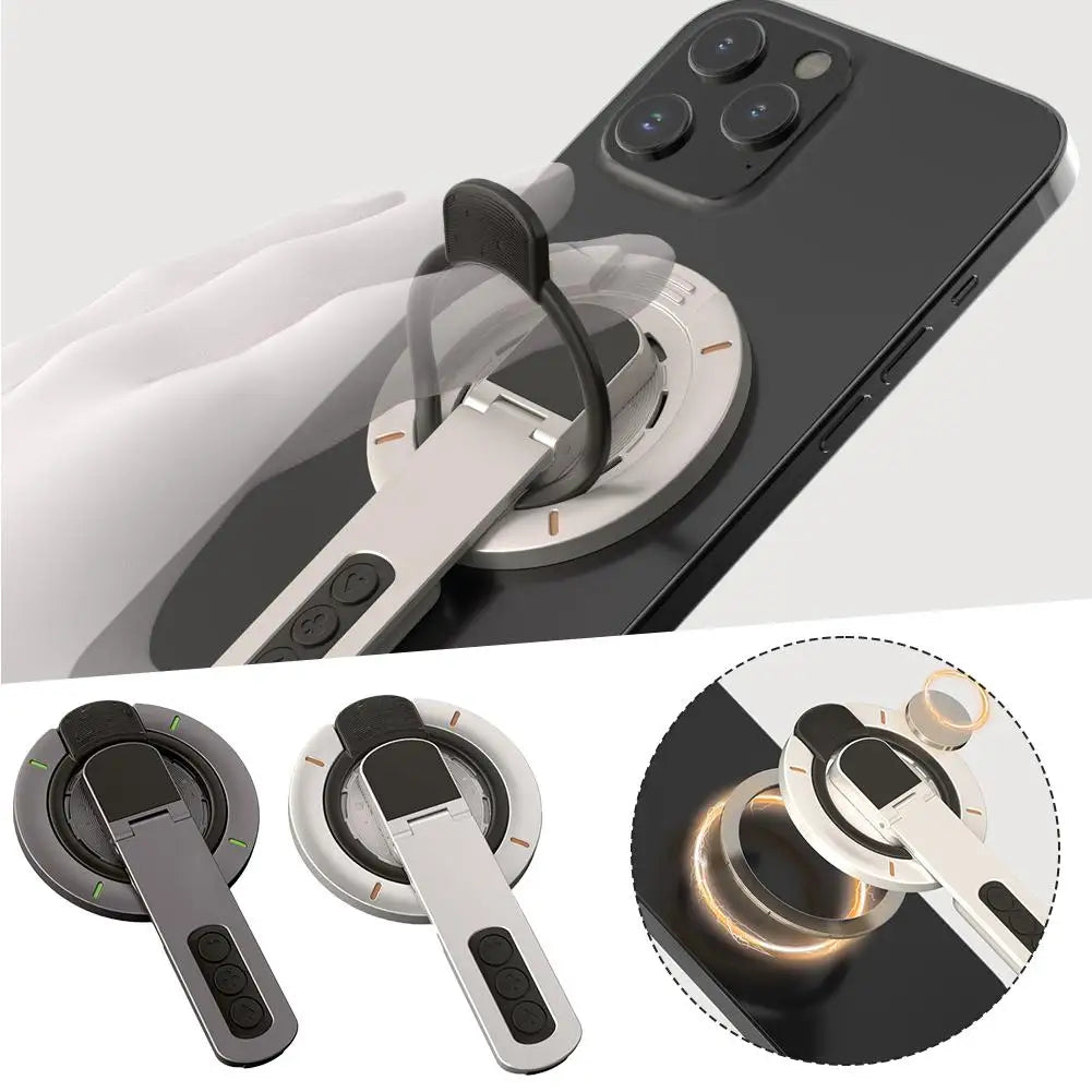 Phone Grip & Stand Magnetic 360° Rotating Ring