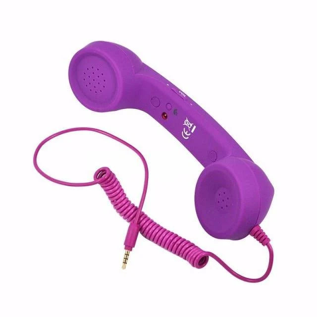 Phone Handset Retro Design Noise Reduction