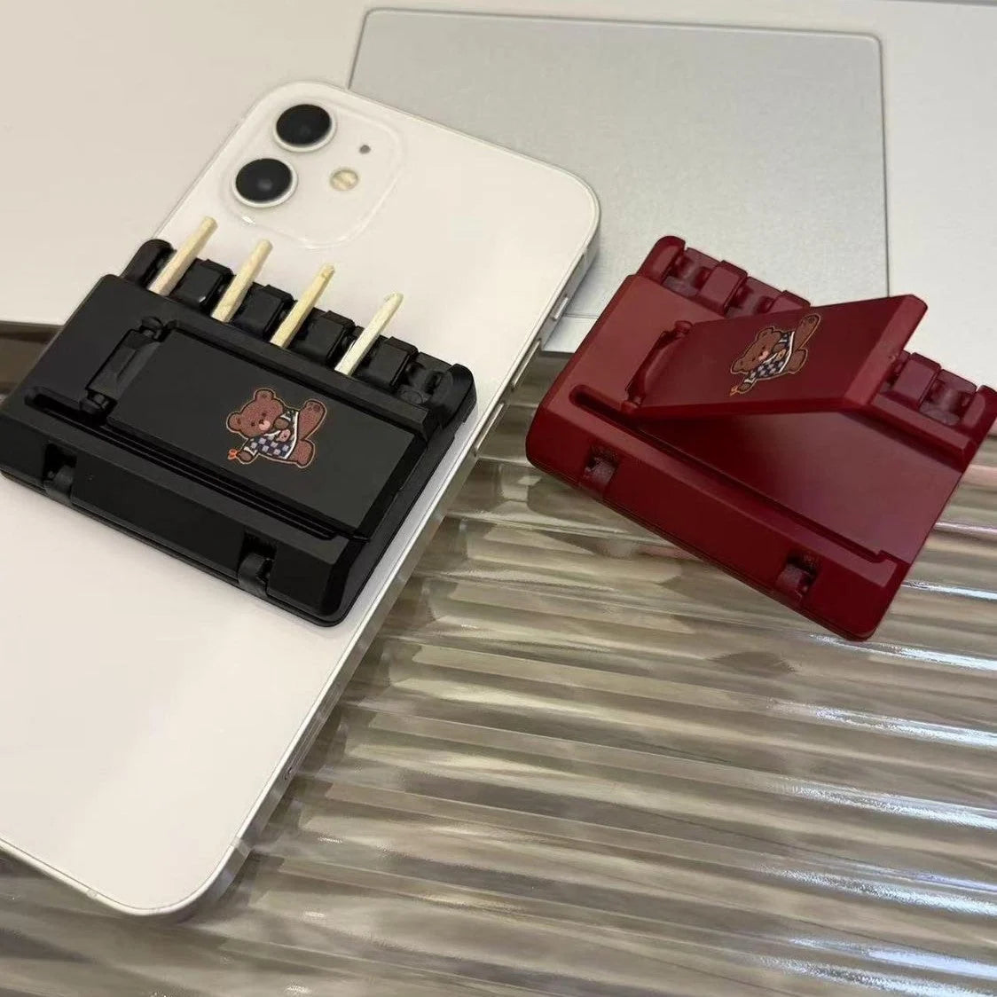 Phone Holder Built-In Match Storage Holds 5 Matches