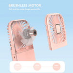 Phone Holder Fan 2-In-1 Rechargeable 3000mAh Battery